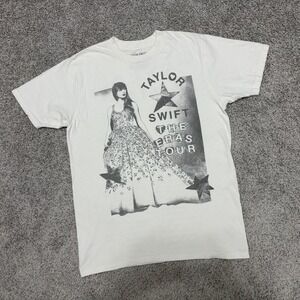 Taylor Swift Eras Tour Oversized Graphic T-Shirt Distressed Official Merch Sz S